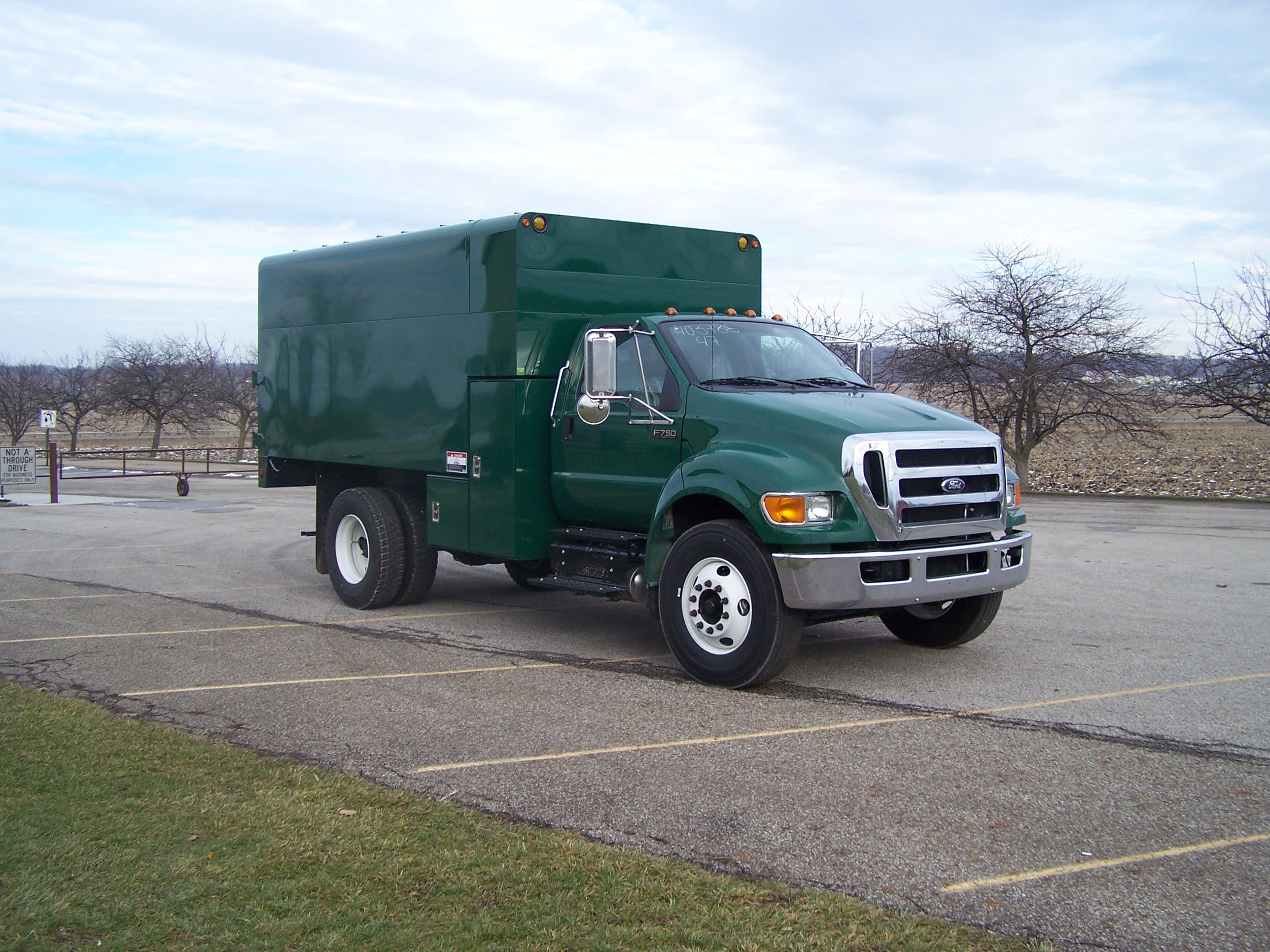 Chipper Box Truck for Sale Ford F750 Arbortech 14', 16' Lease