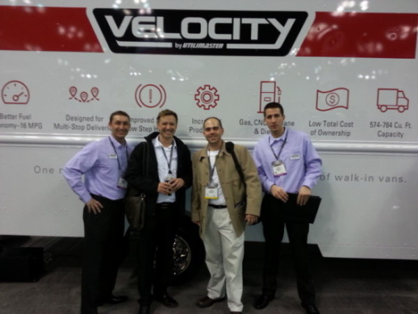 Our Very own Mike Helder and Scott Enbom with Utilimaster at the Work Truck Show In Indianapolis